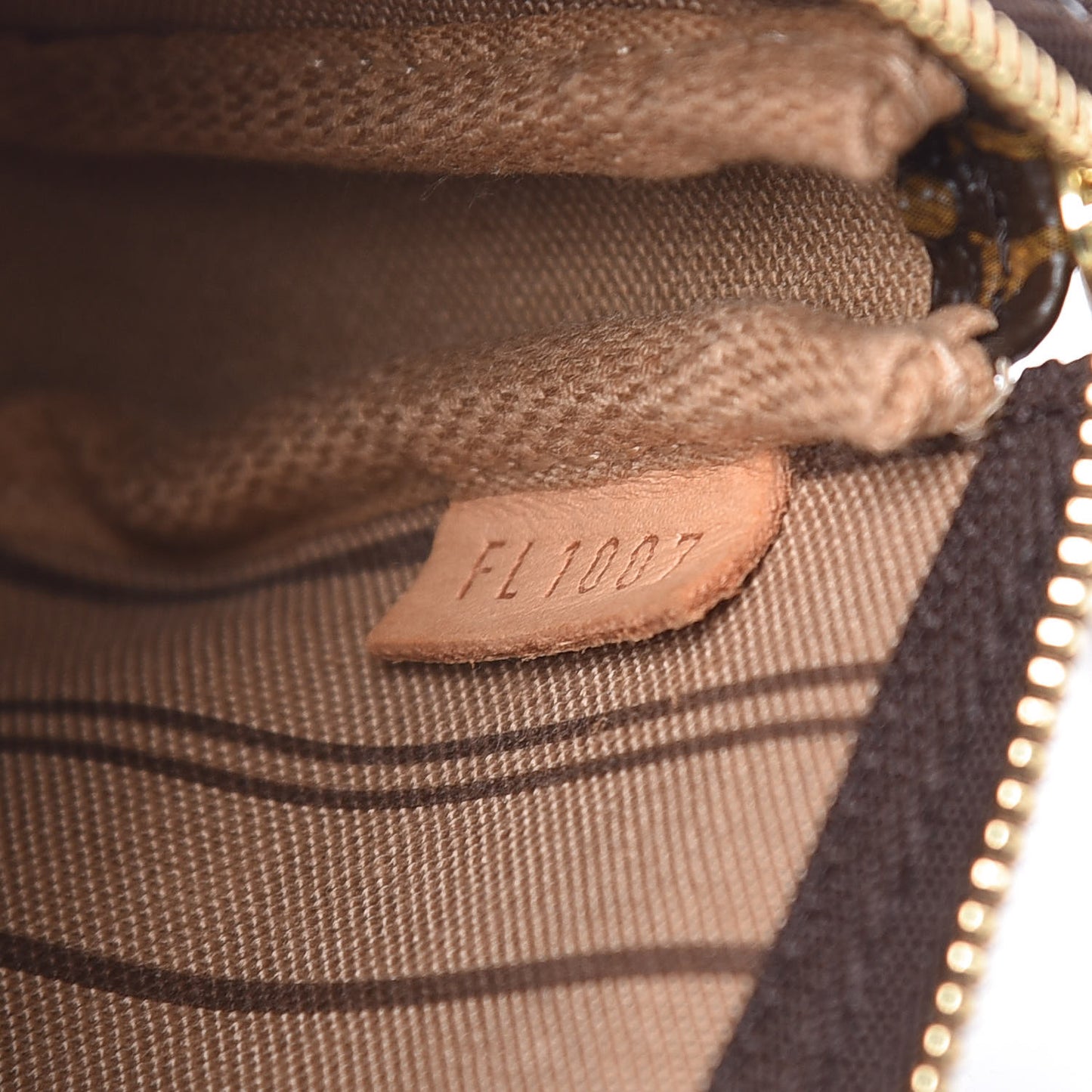 Monogram Complice Trunks and Bags Mini Pochette Accessories Beige