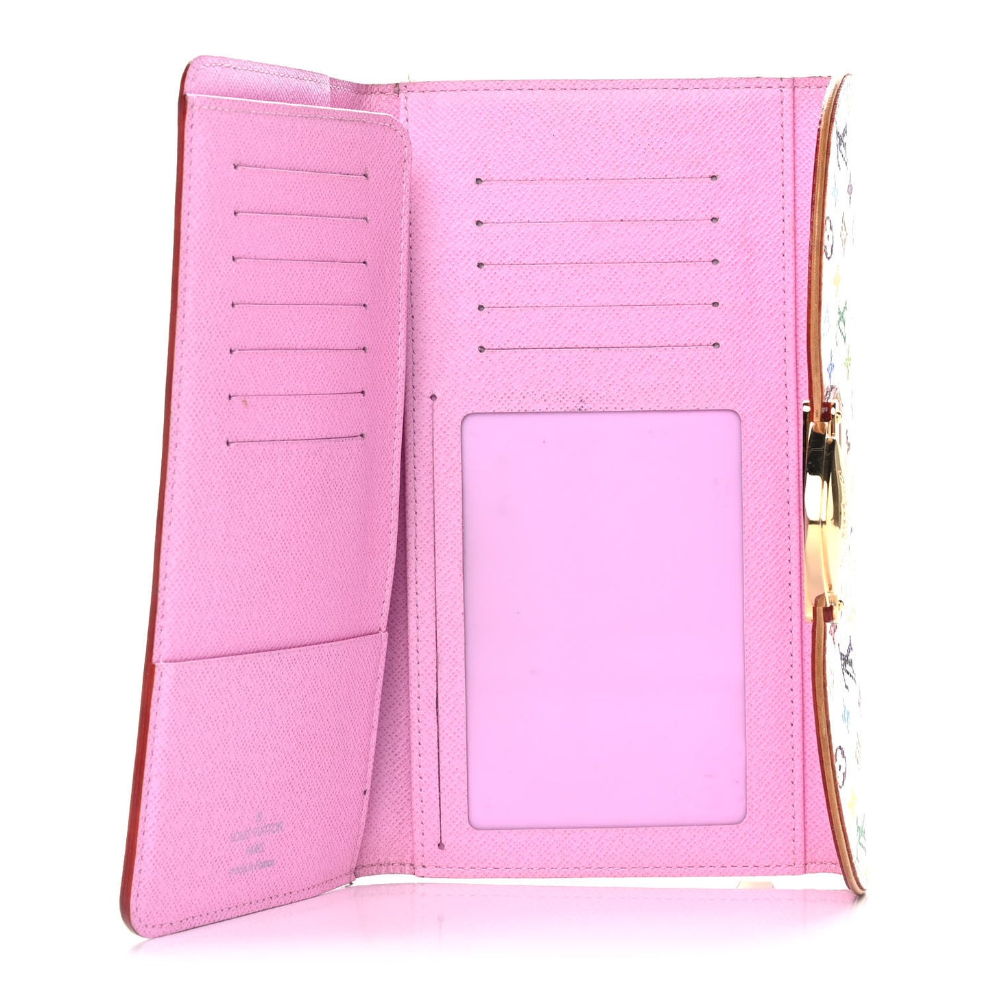 Monogram Multicolor Eugenie Wallet White Litchi