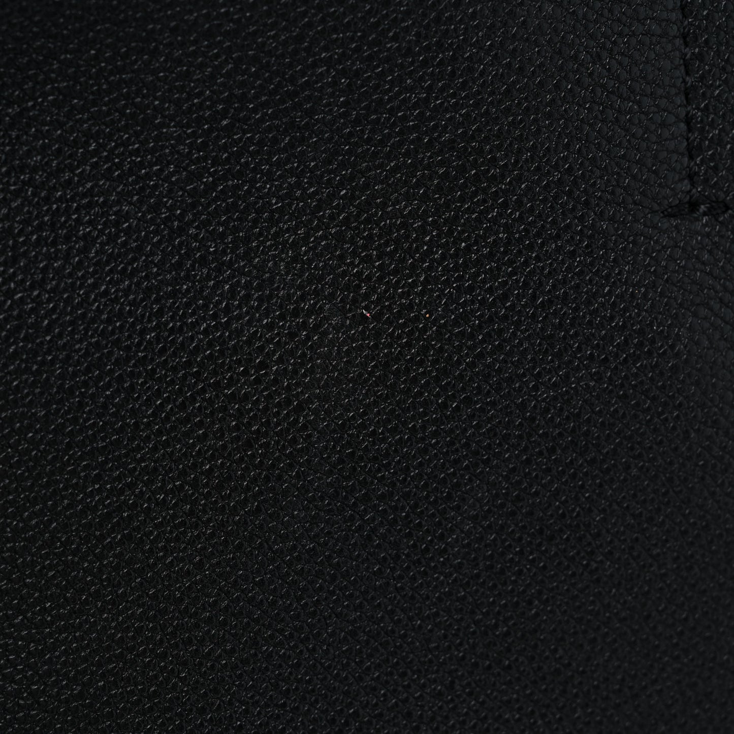 Soft Grained Calfskin Small Belt Cabas Phantom Black