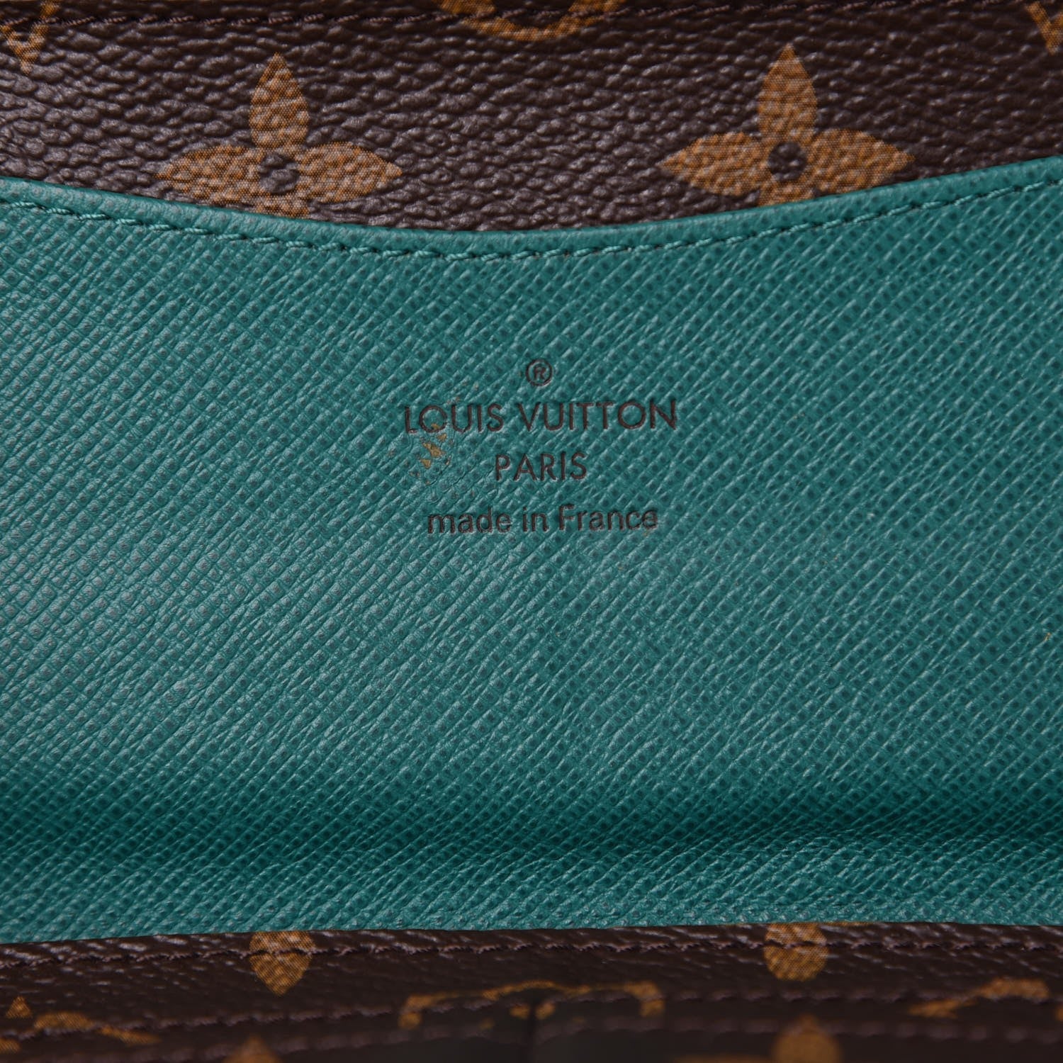Louis Vuitton Monogram Josephine Wallet Vert 7 of 12
