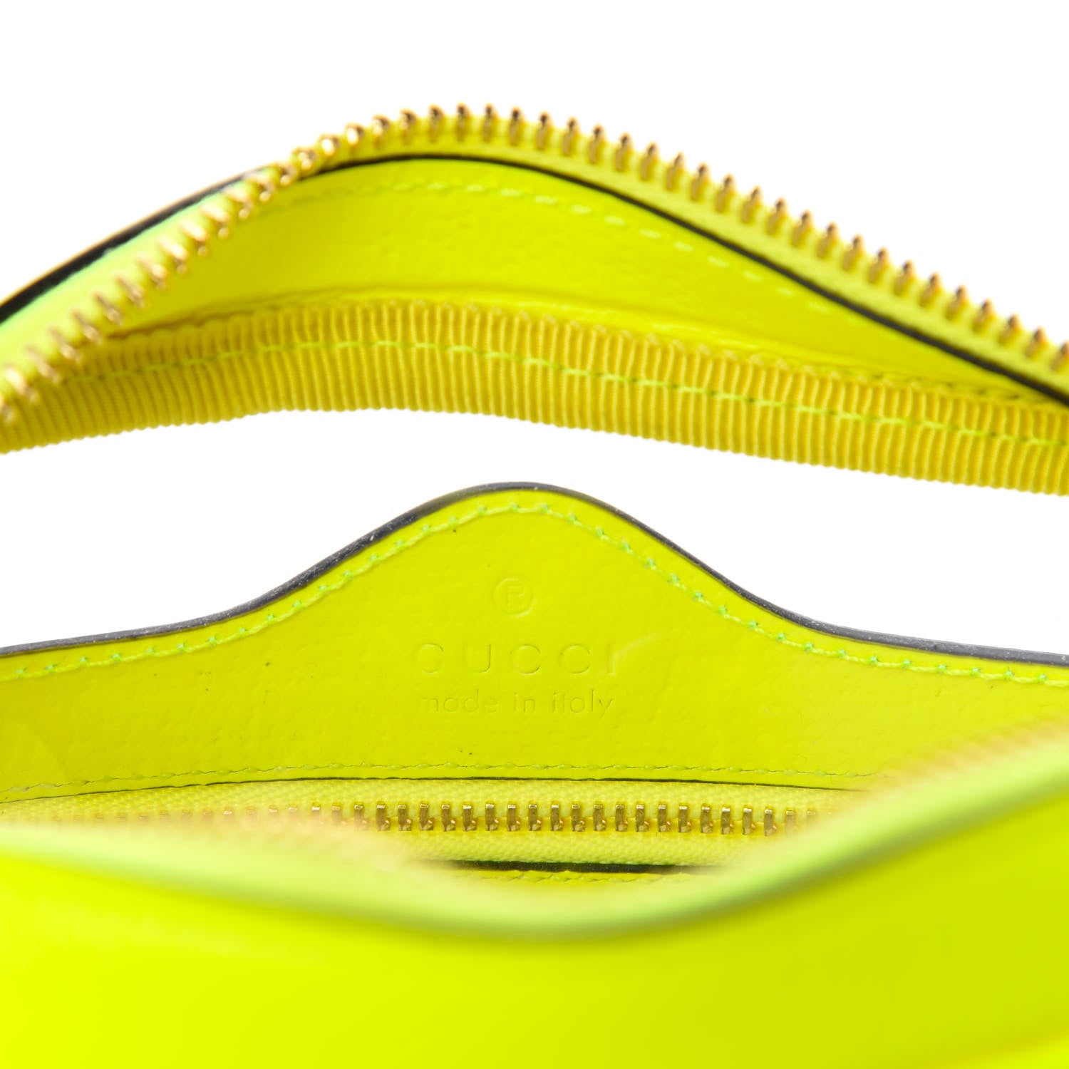 Gucci Vinyl Web Mini Ophidia Transparent Shoulder Bag Yellow Fluo 8 of 10