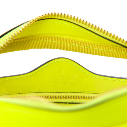 Gucci Vinyl Web Mini Ophidia Transparent Shoulder Bag Yellow Fluo 8 of 10