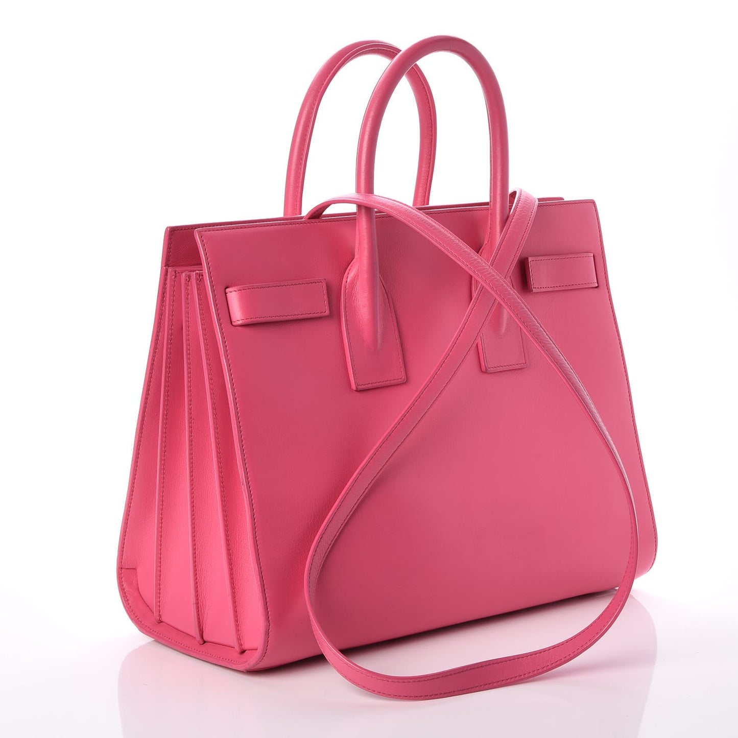 Calfskin Small Sac De Jour Lipstick Fuchsia