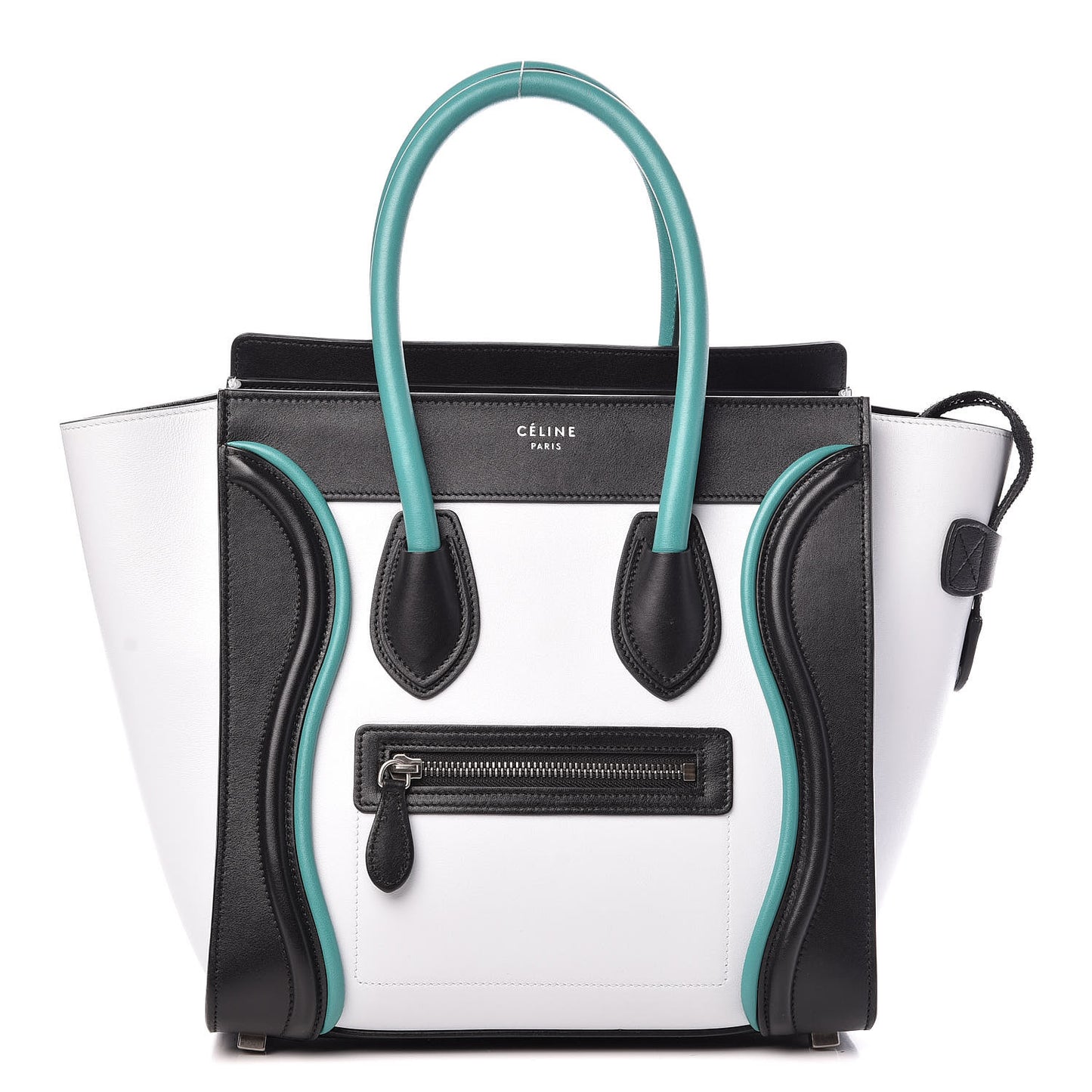 Smooth Calfskin Micro Tri-Color Luggage Frost