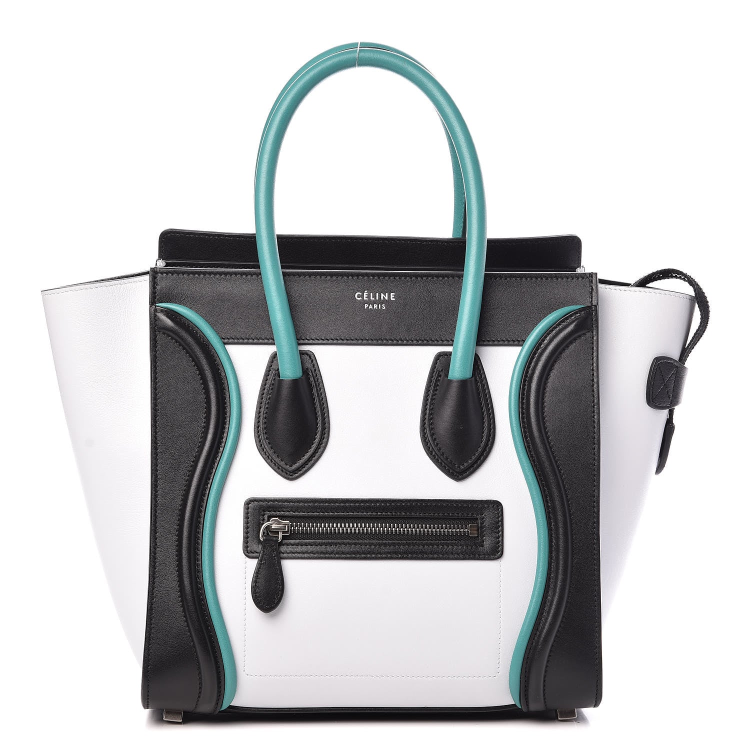 Celine Smooth Calfskin Micro Tri-Color Luggage Frost 1 of 12