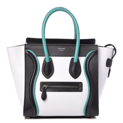 Celine Smooth Calfskin Micro Tri-Color Luggage Frost 1 of 12