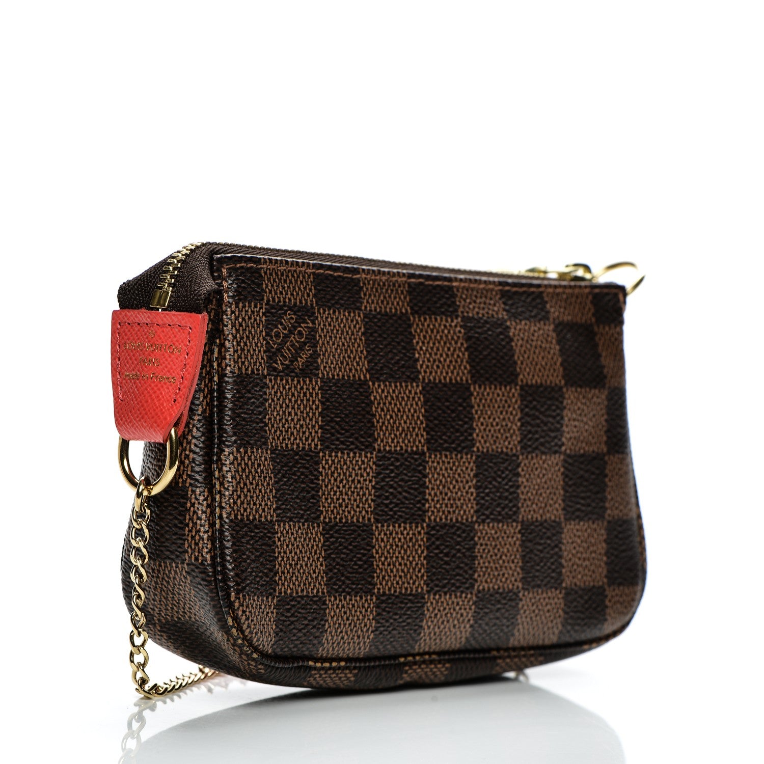 Louis Vuitton Damier Ebene 2016 Christmas Animation Mini Pochette Accessories 3 of 7