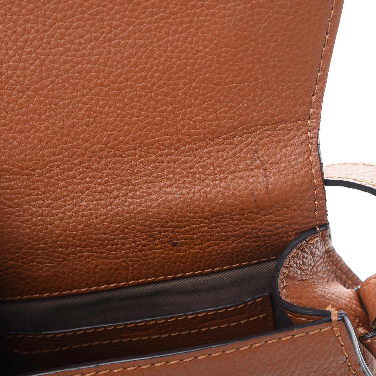 Calfskin Mini Marcie Round Crossbody Bag Tan