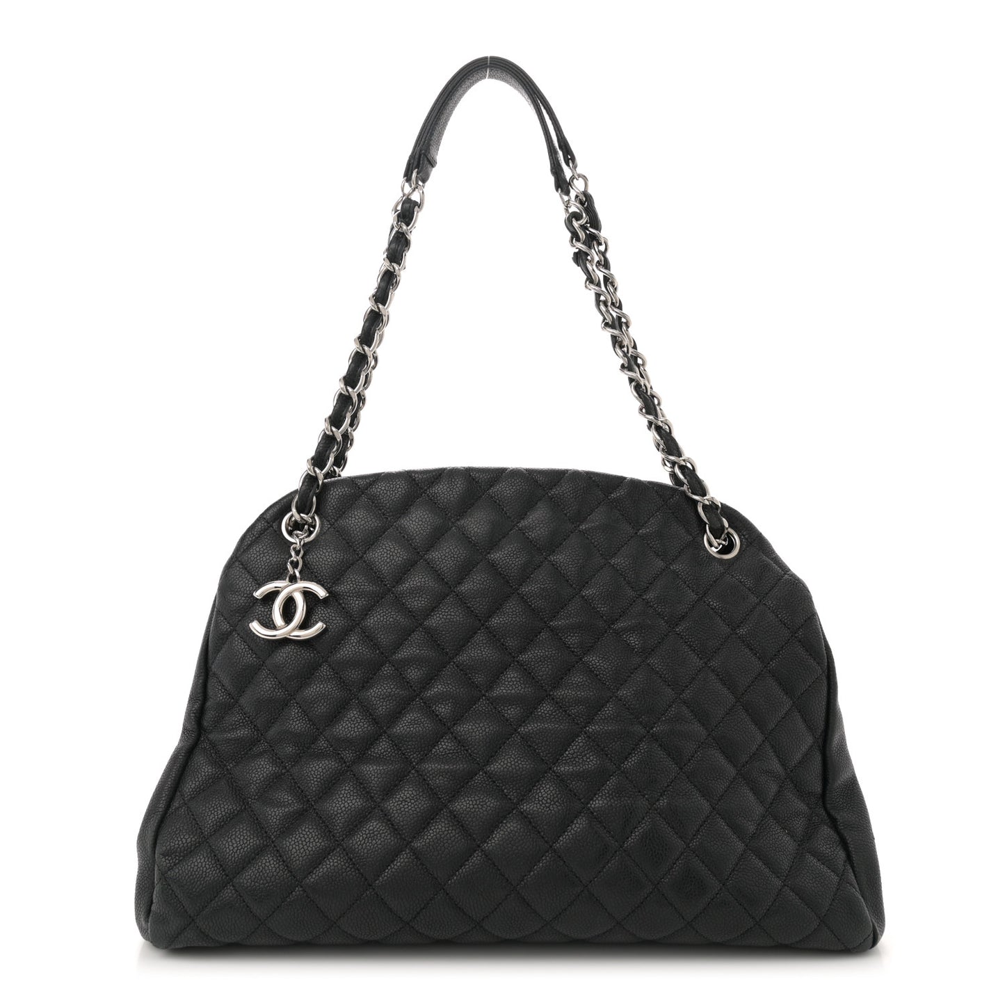 Caviar Quilted Large Just Mademoiselle Black