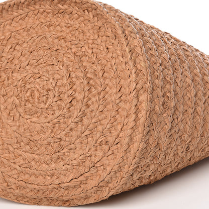 Saint Laurent Raffia Calfskin Medium Panier Tote 10 of 10