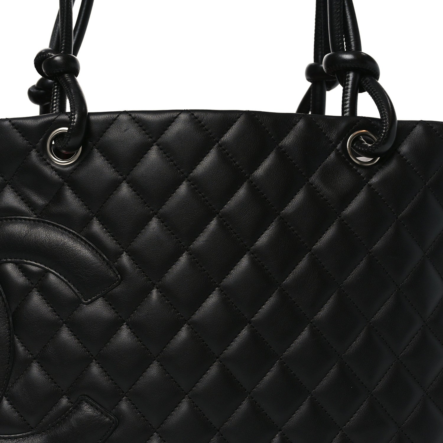 Chanel Calfskin Quilted Large Cambon Tote Black 8 of 10