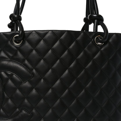 Chanel Calfskin Quilted Large Cambon Tote Black 8 of 10