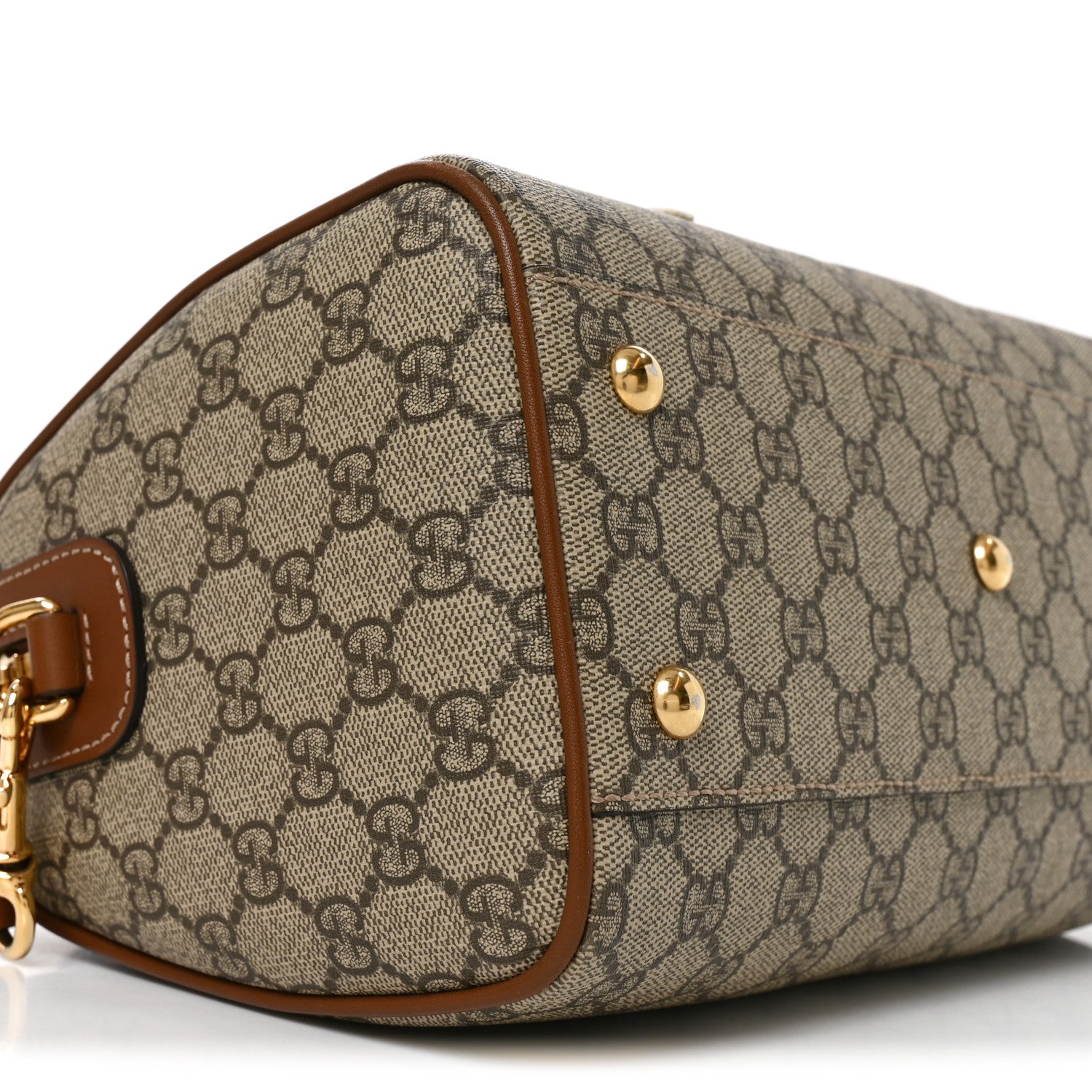 Gucci GG Supreme Monogram Blind for Love Embroidered Small Boston Beige Tuscany 10 of 12