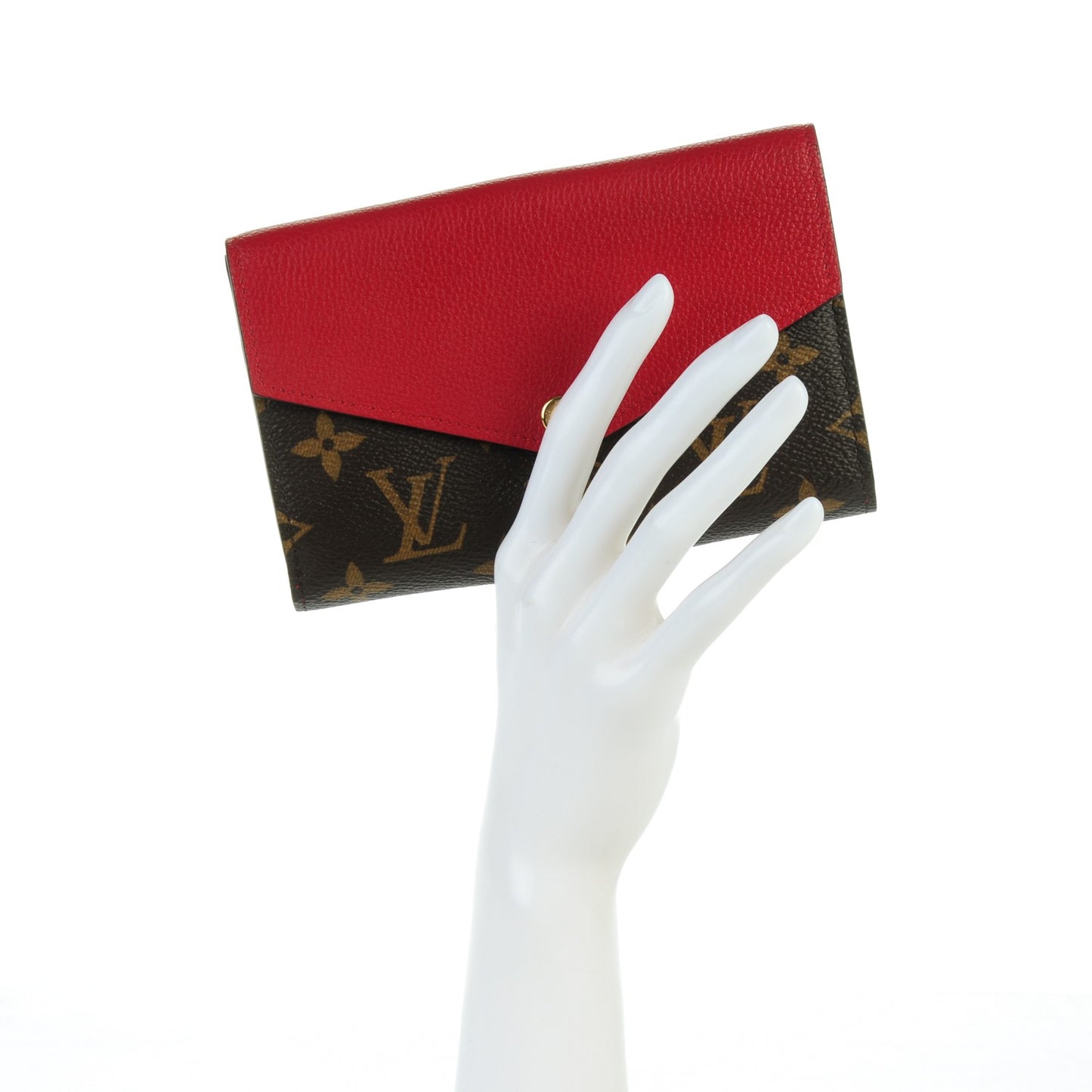 Monogram Pallas Compact Wallet Cherry