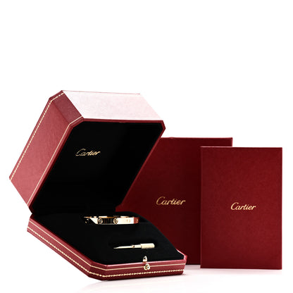 Cartier 18K Yellow Gold LOVE Bracelet 17 9 of 9