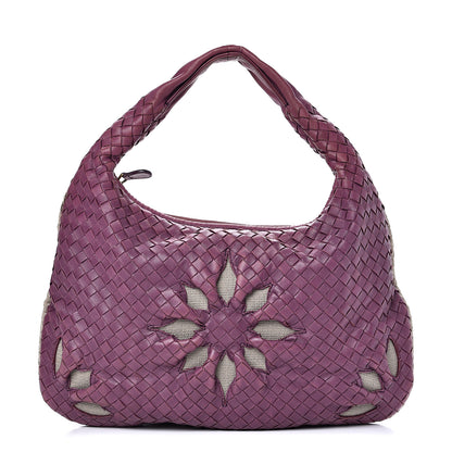 Bottega Veneta Nappa Intrecciato Flower Medium Veneta Hobo 1 of 11