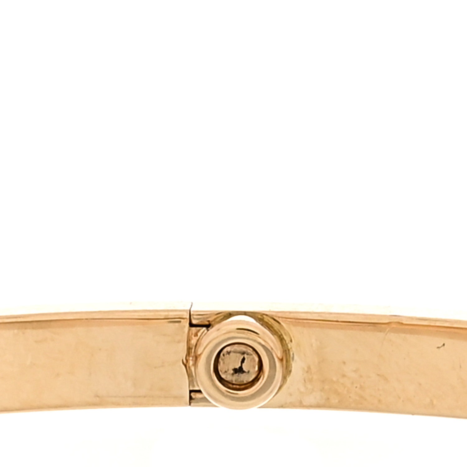 Cartier 18K Yellow Gold 6 Diamond Small LOVE Bracelet 17 7 of 8