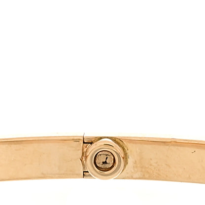 Cartier 18K Yellow Gold 6 Diamond Small LOVE Bracelet 17 7 of 8