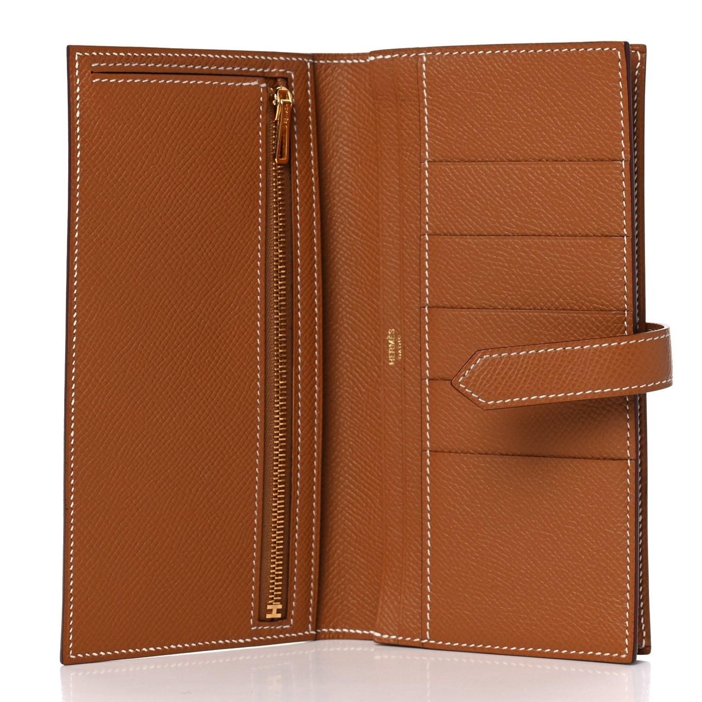 Epsom Bearn Gusset Wallet Gold