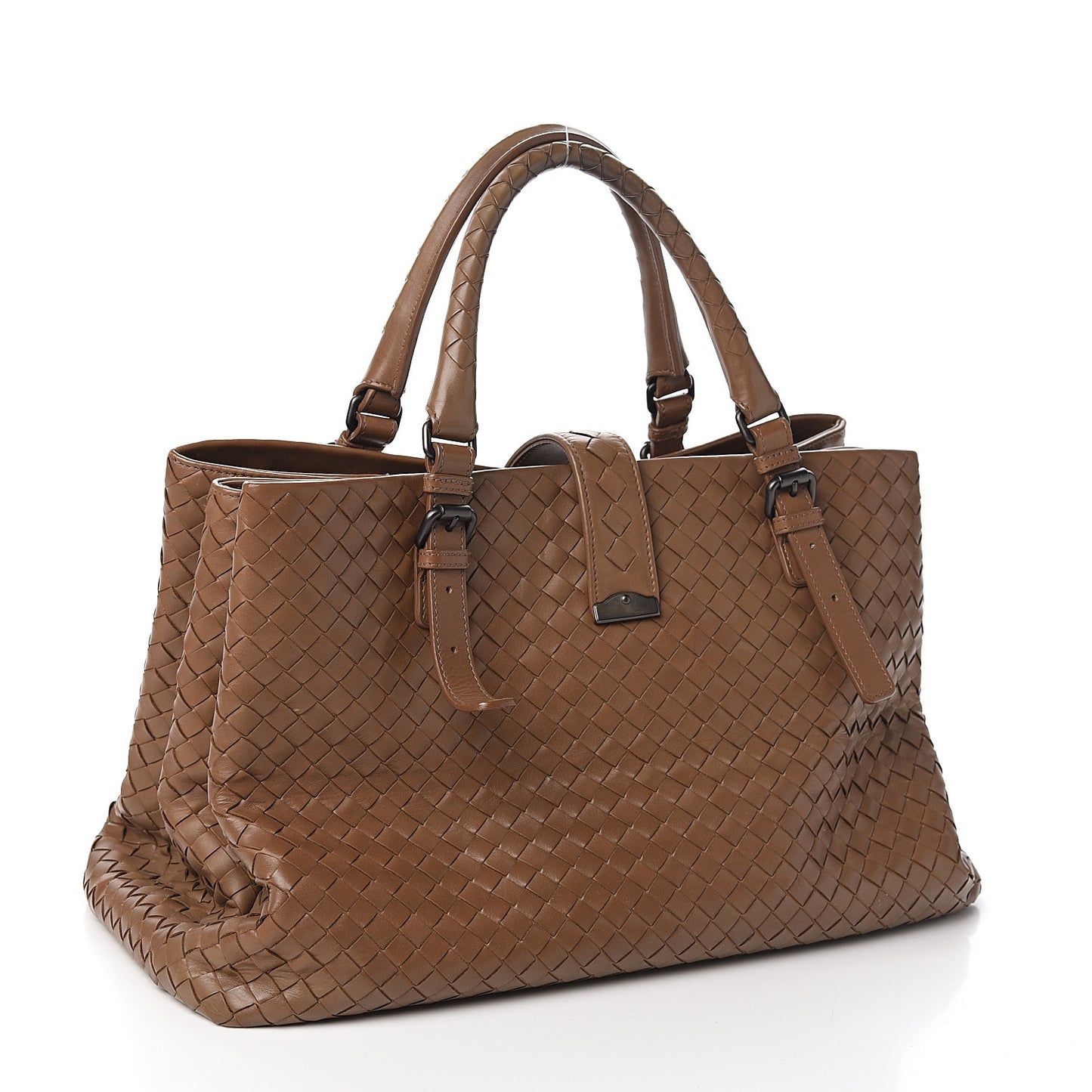 Nappa Intrecciato Medium Roma Tote Chene