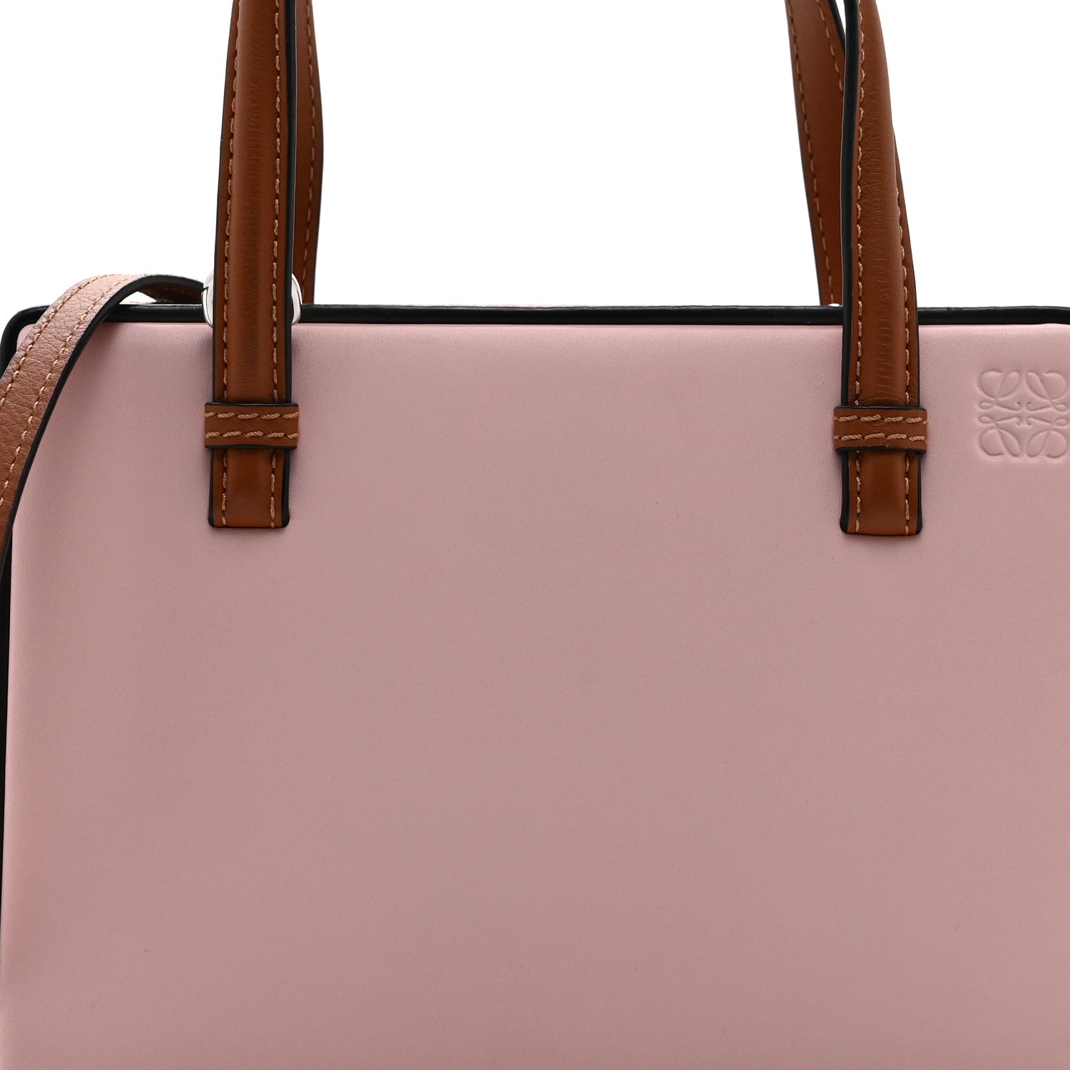 Loewe Calfskin Small Postal Bag Pastel Pink Tan 8 of 10