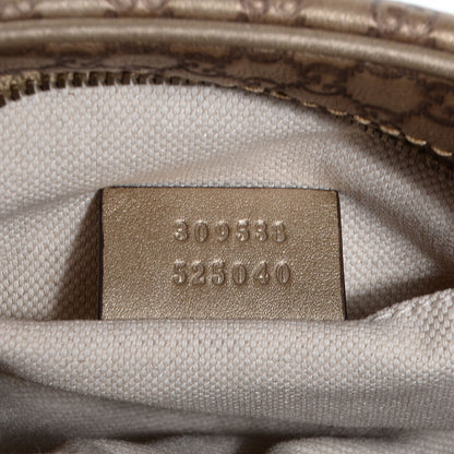 Gucci Metallic Microguccissima Sunshine Disco Crossbody Bag Champagne 8 of 8