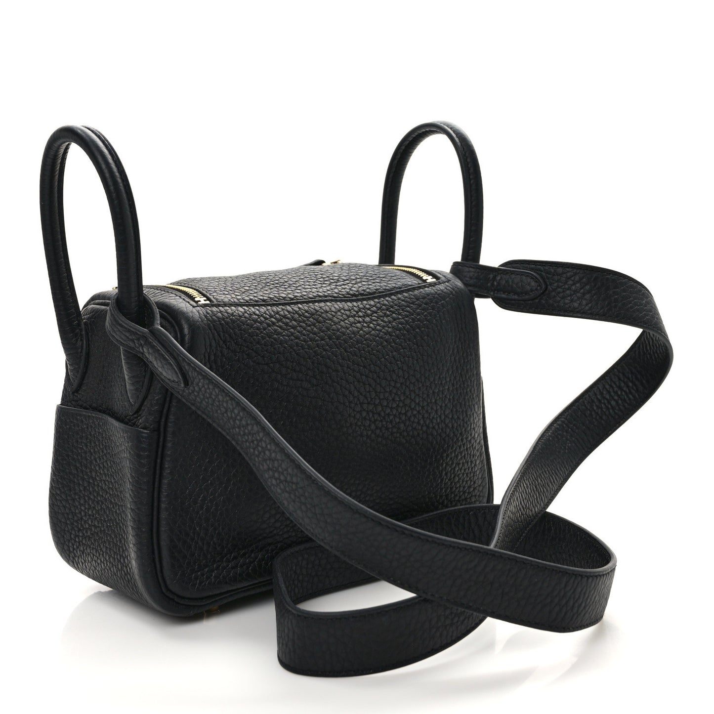 Taurillon Clemence Mini Lindy 20 Black