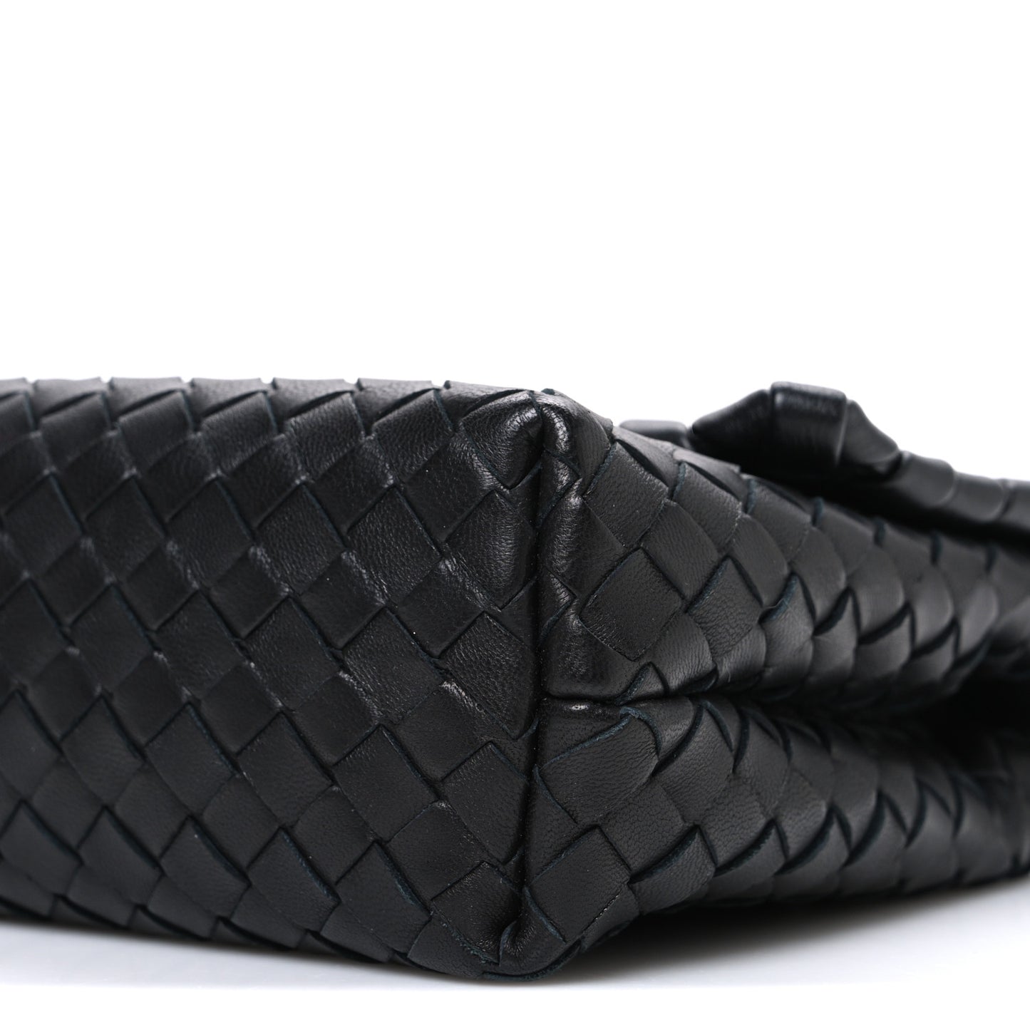 Nappa Intrecciato Baby Olimpia Shoulder Bag Black