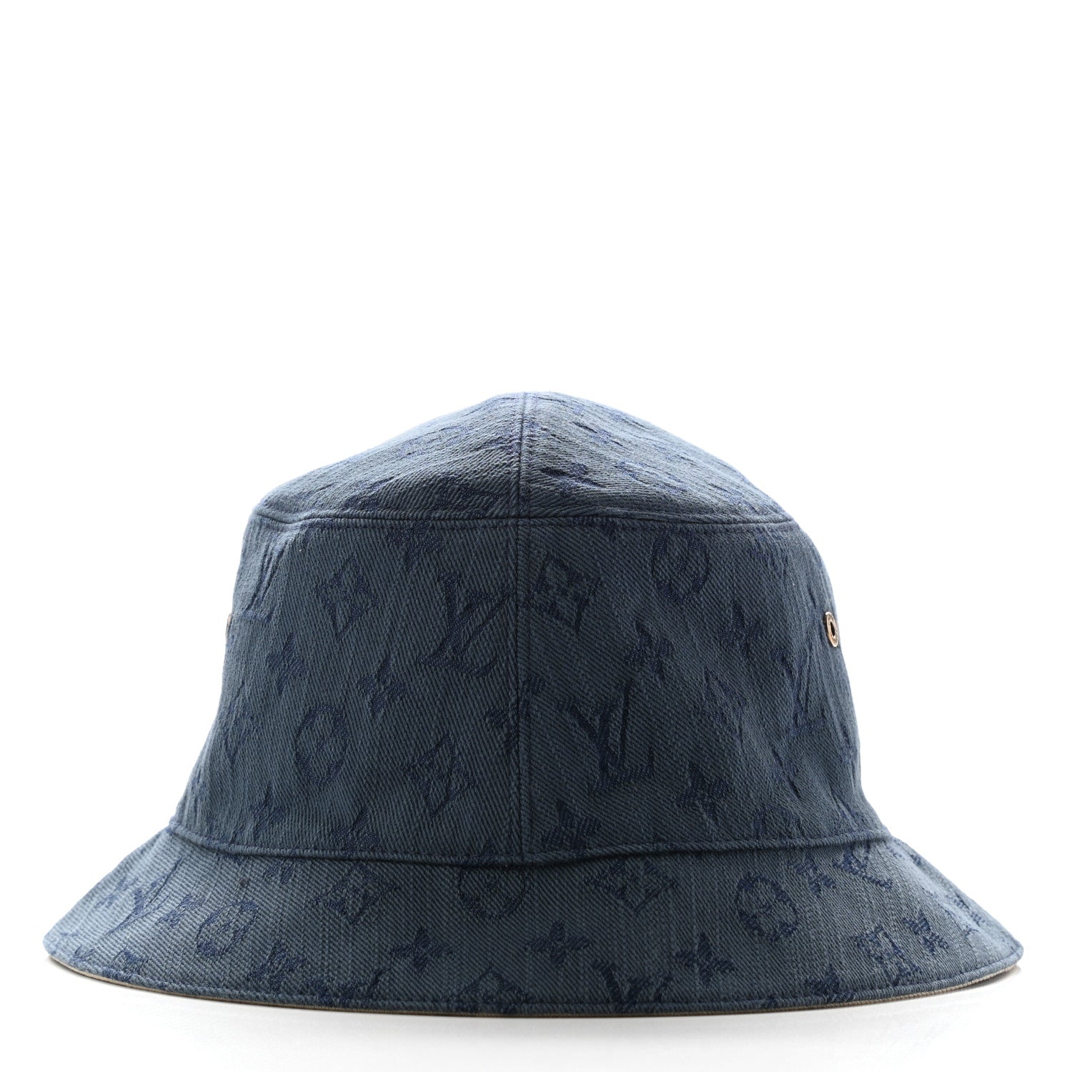 Louis Vuitton Monogram Denim Reversible Bucket Hat L 6 of 15