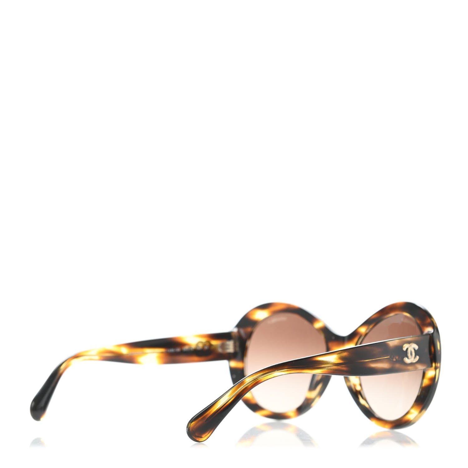 Chanel Oval CC Sunglasses 5372-A Tortoise 4 of 4