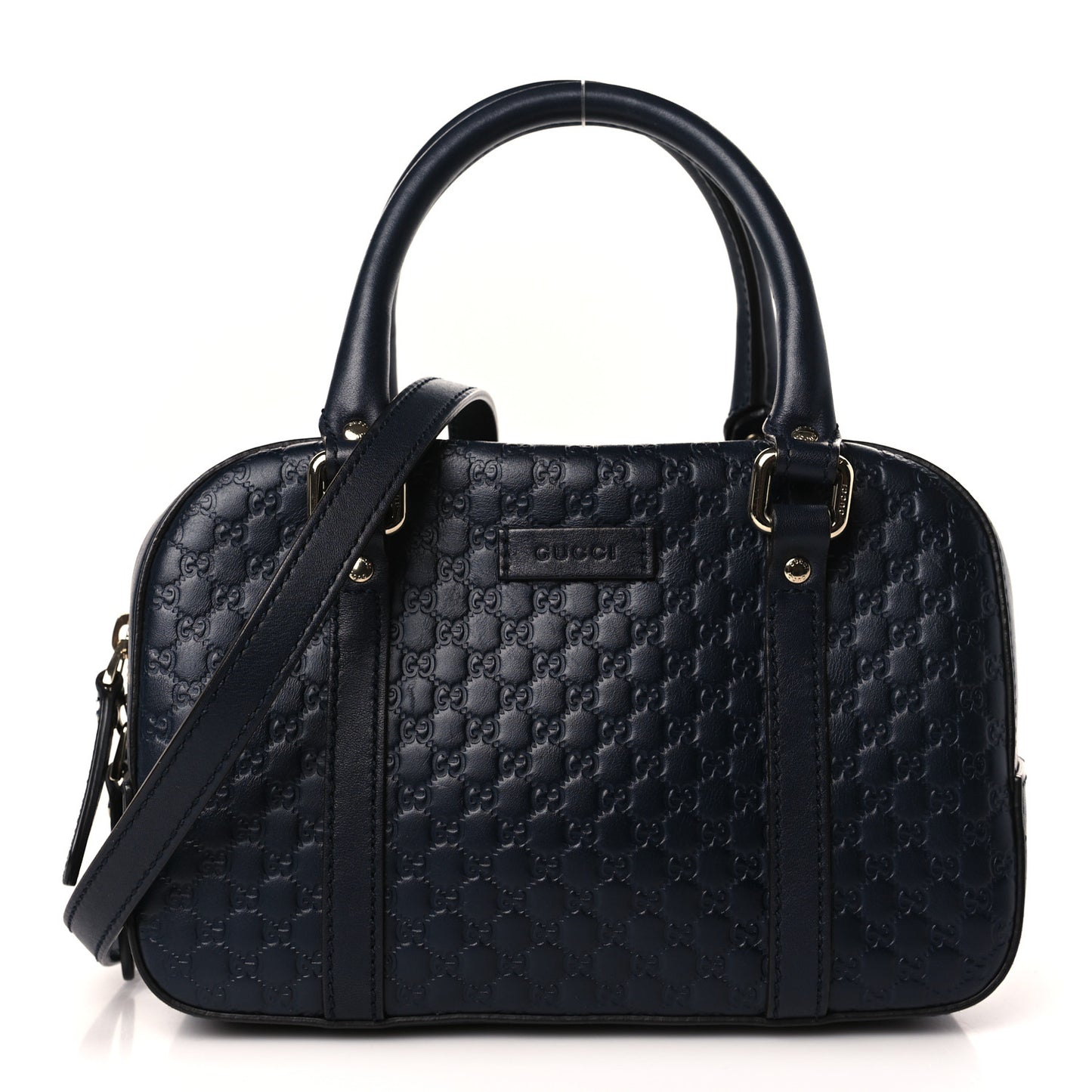 Soft Microguccissima Small Crossbody Bag Blue