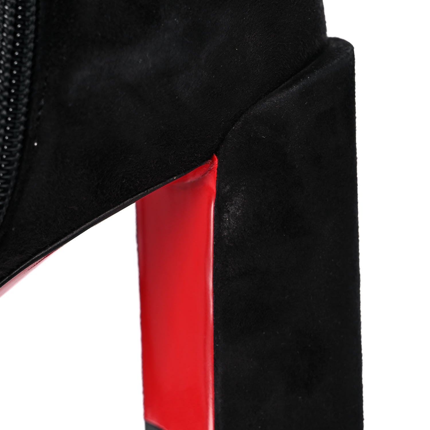 Christian Louboutin Veau Velours Cavalika 85 Boots 36 Black 8 of 9
