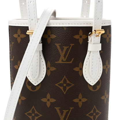 Louis Vuitton Monogram LV Match Nano Bucket Bag White 9 of 12