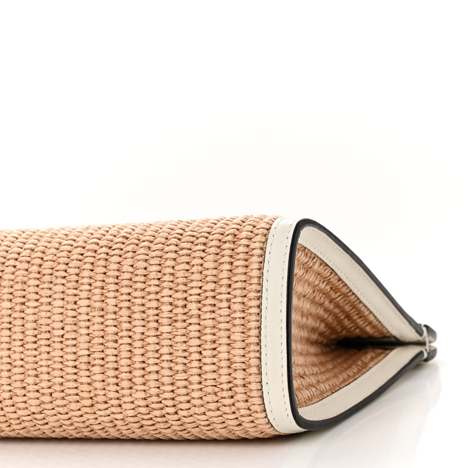 Jimmy Choo Raffia Avenue London Clutch Natural Latte 9 of 10