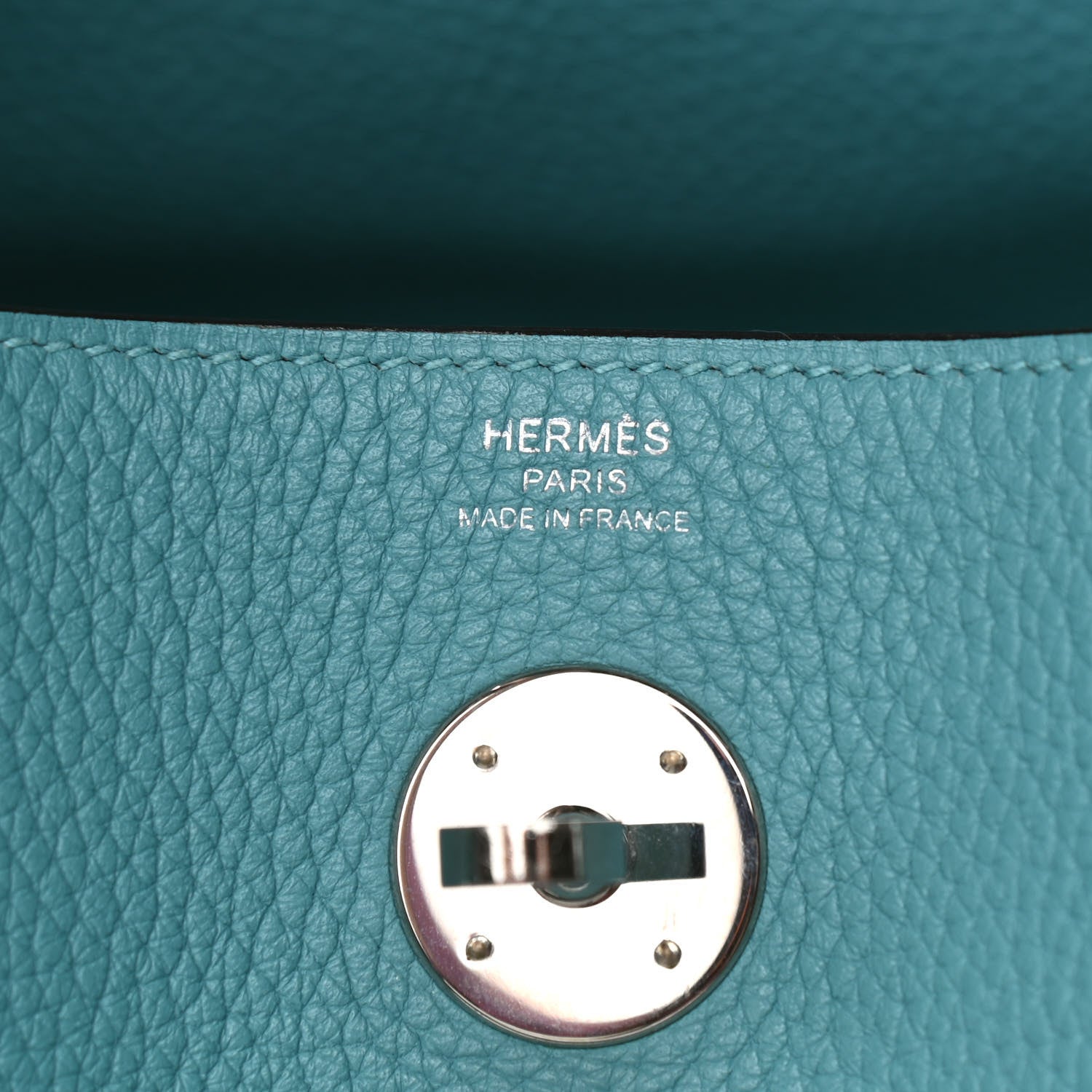 Hermes Taurillon Clemence Lindy 26 Bleu Saint Cyr 6 of 9