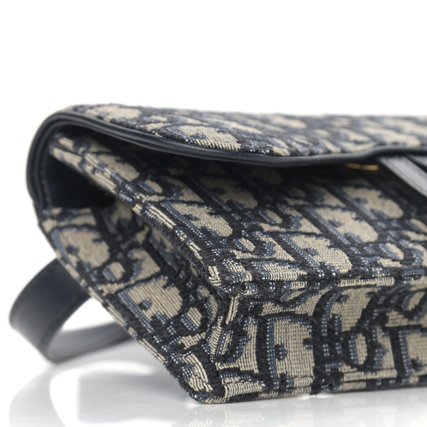 Oblique Saddle Belt Bag Blue