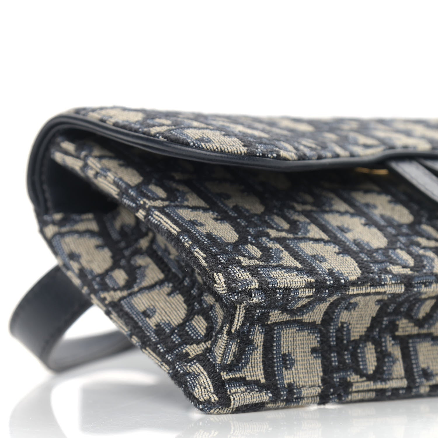 Christian Dior Oblique Saddle Belt Bag Blue 8 of 10