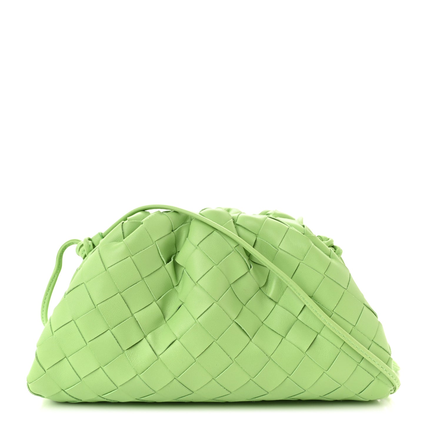 Nappa Intrecciato The Mini Pouch Pistachio