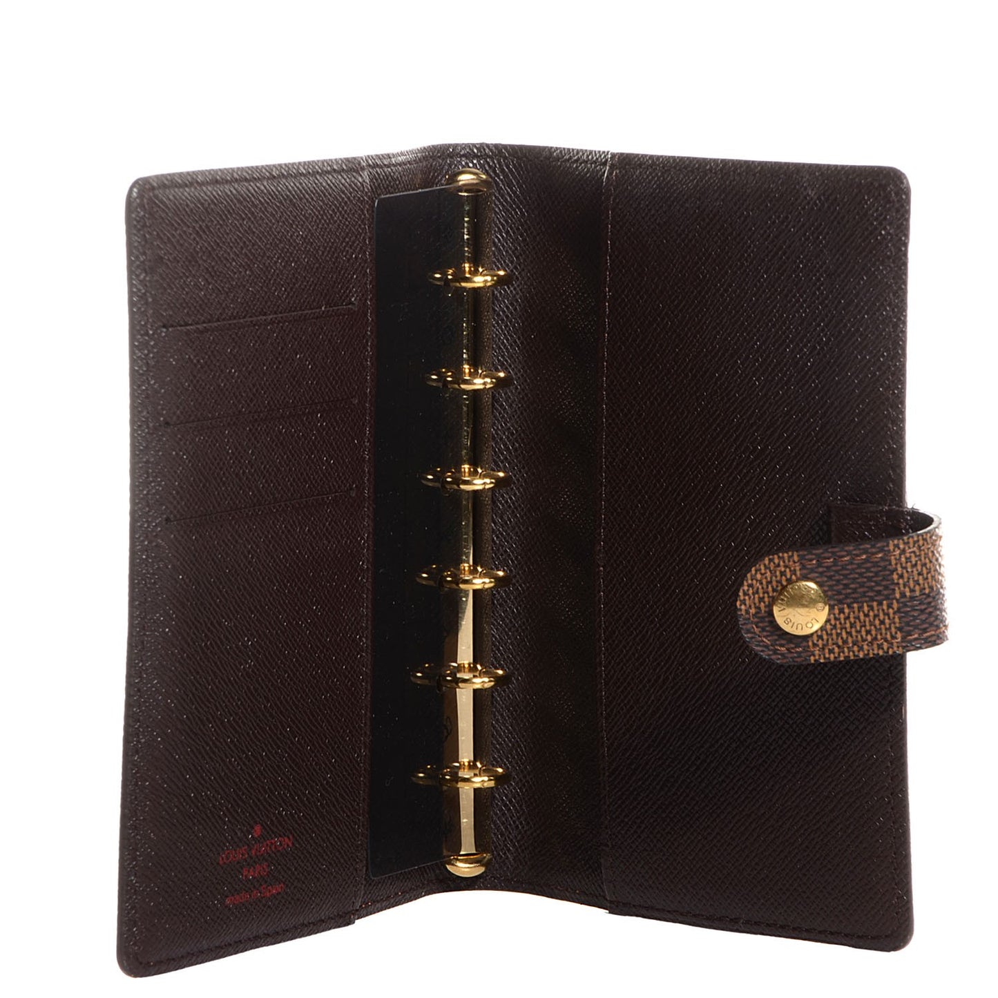 Damier Ebene Small Ring Agenda Cover