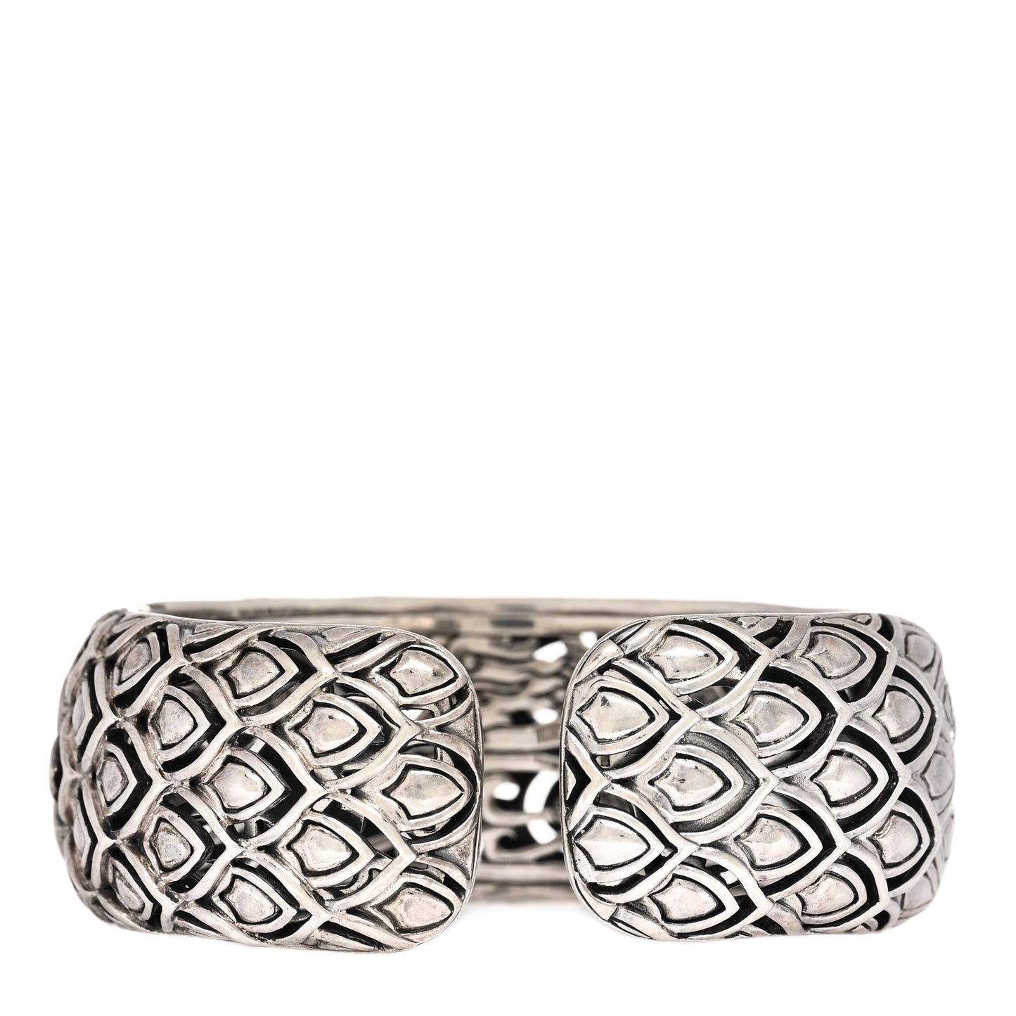 Sterling Silver 18K Yellow Gold Legends Naga Kick Cuff Bracelet