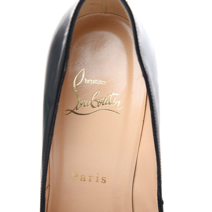 Christian Louboutin Jazz Calfskin Decollete 868 100 Pumps 37 Black 7 of 11