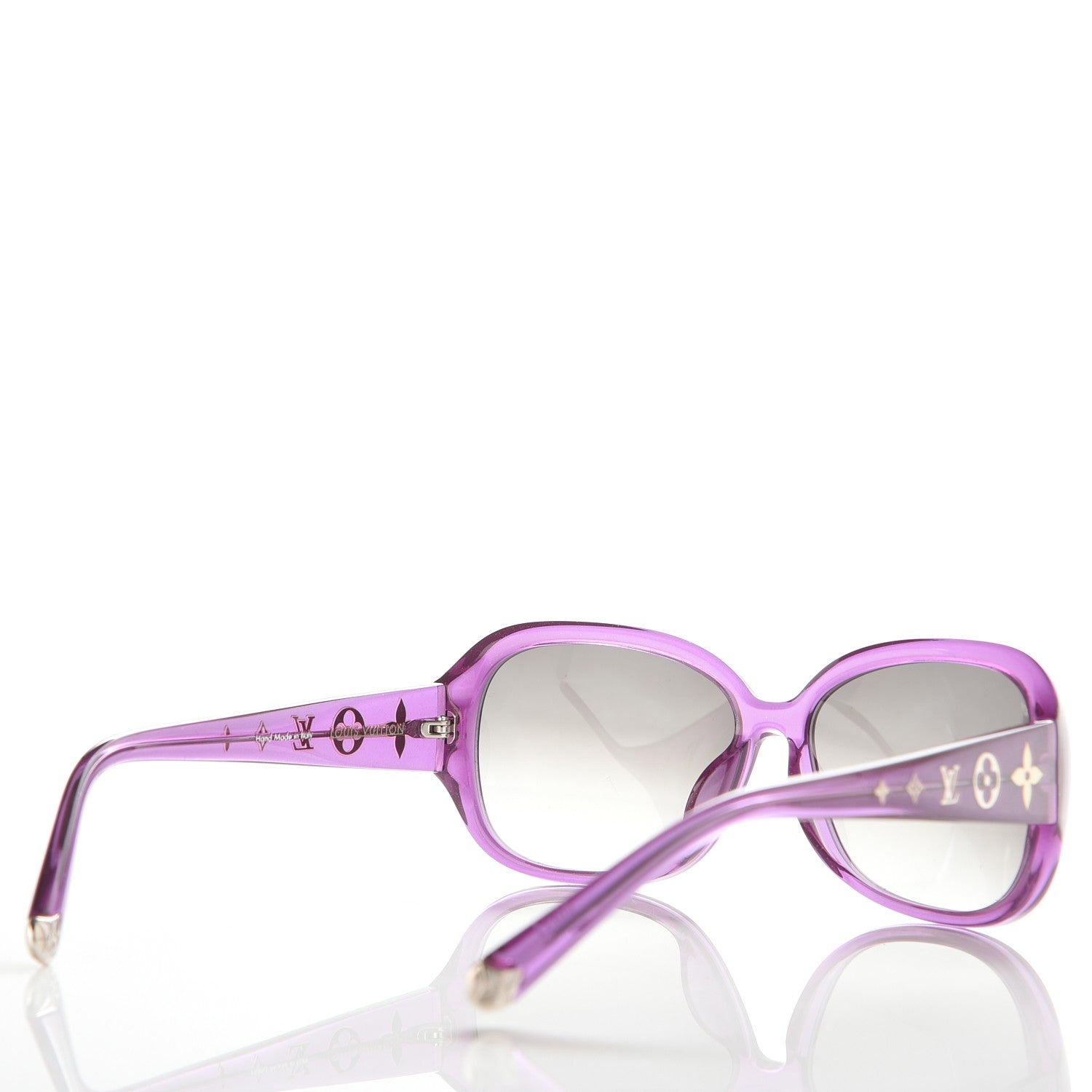 Louis Vuitton Obsession GM Z0642E Sunglasses Violet Glitter 4 of 9