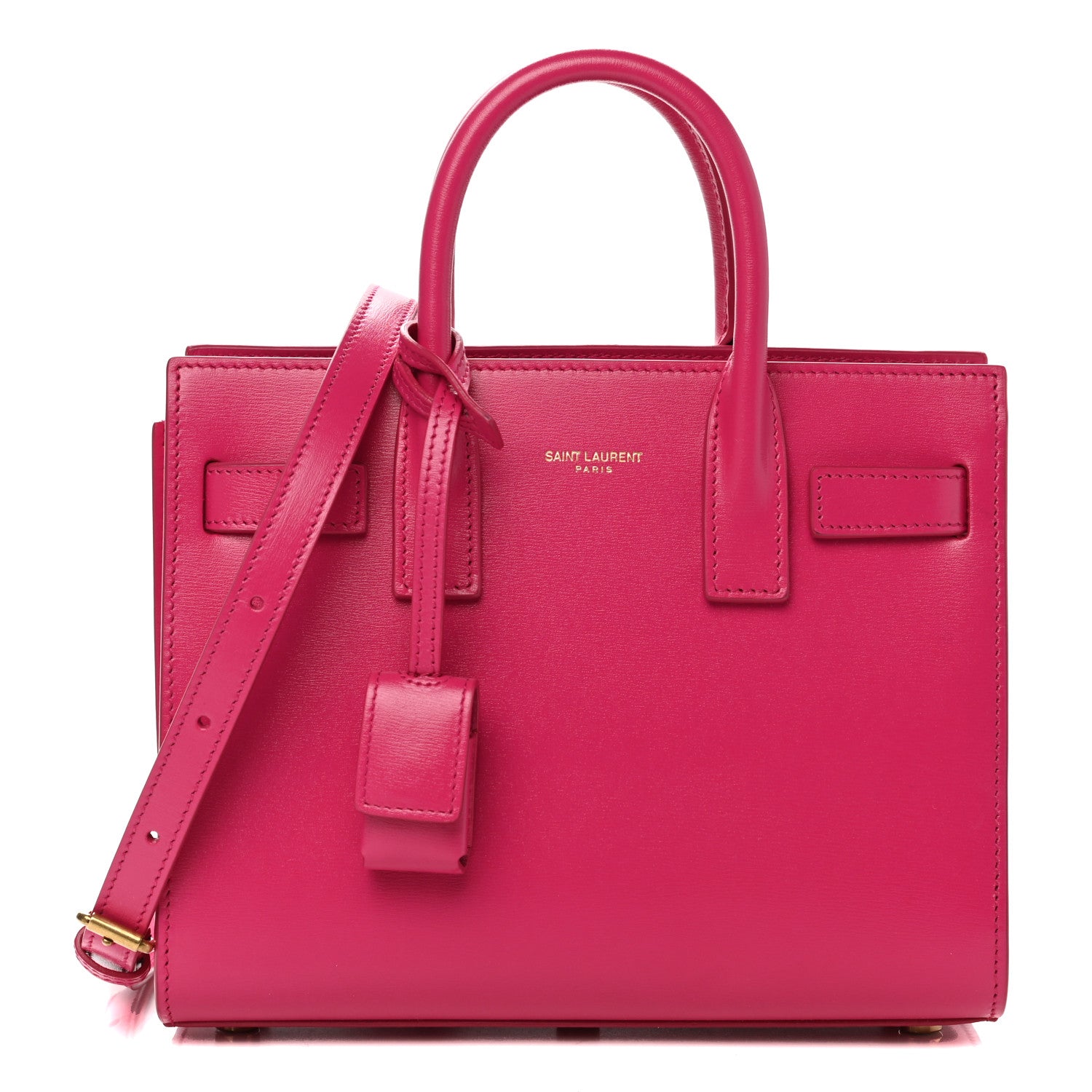 Saint Laurent Calfskin Nano Sac De Jour Bubblegum 1 of 10