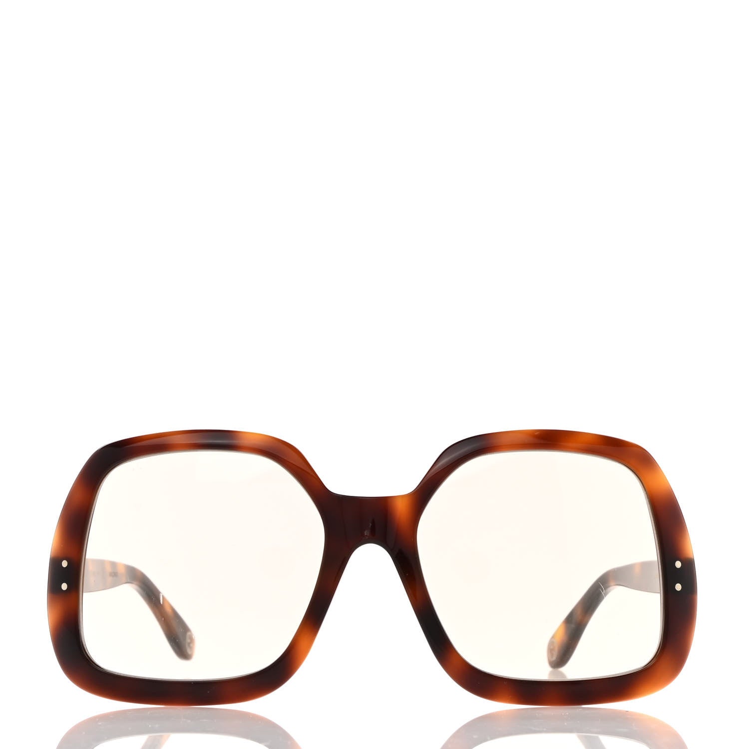 Gucci Squared Frame GG0625S Glasses Havana Brown 2 of 9