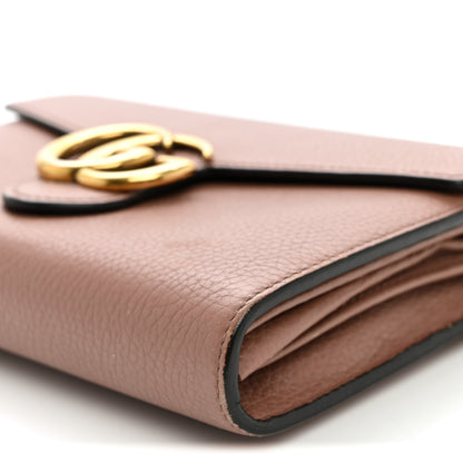Gucci Cellarius Calfskin GG Marmont Chain Wallet Rosy Phard 9 of 12