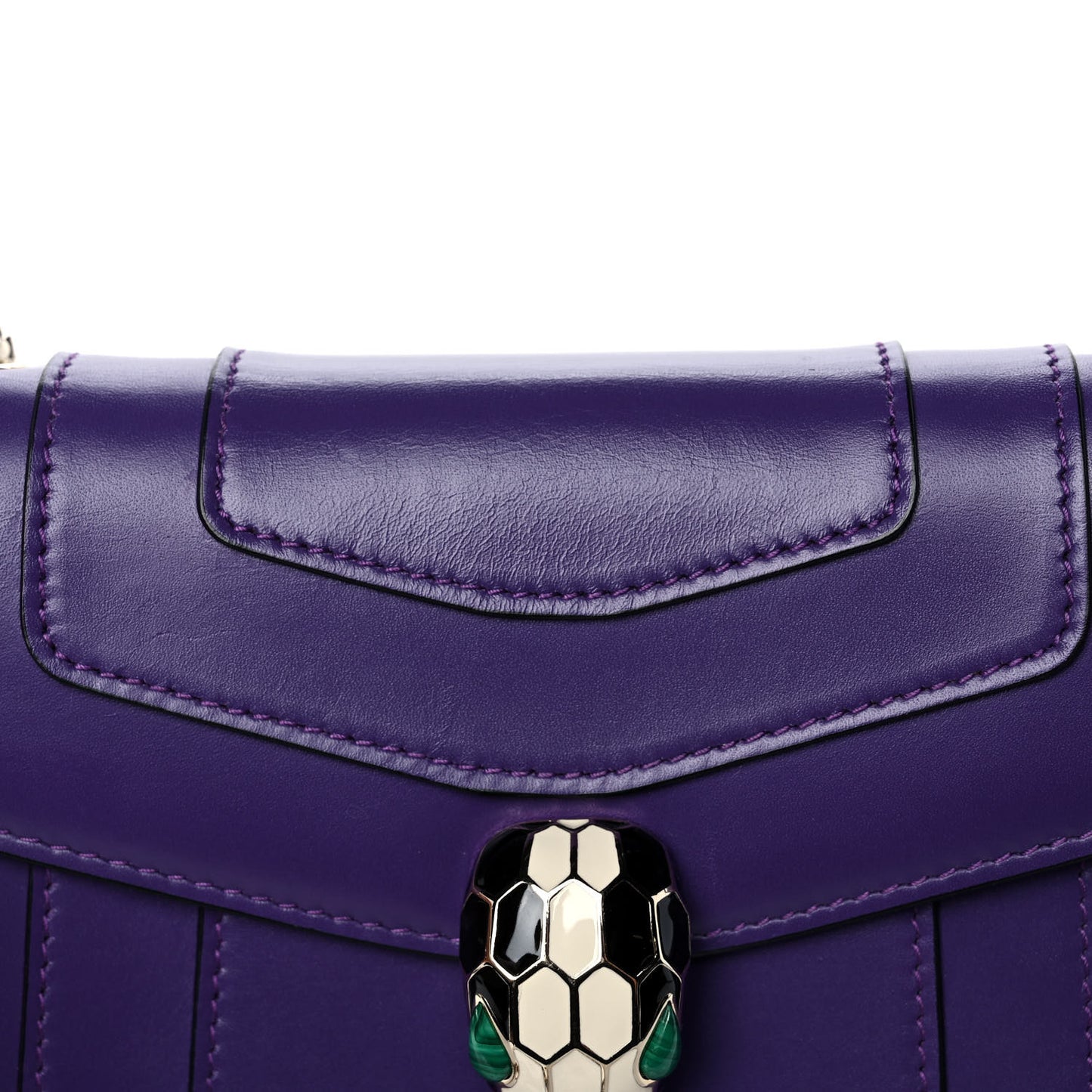 Calfskin Serpenti Forever Crossbody Bag Amethyst