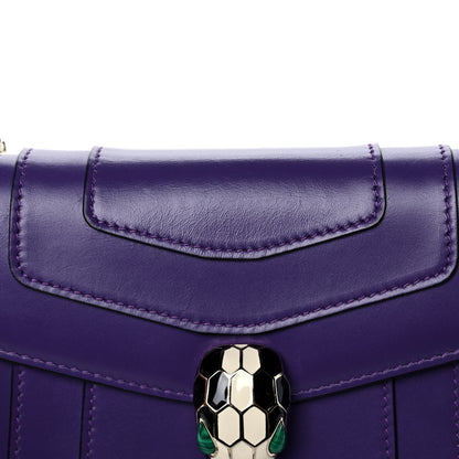 Bulgari Calfskin Serpenti Forever Crossbody Bag Amethyst 12 of 14