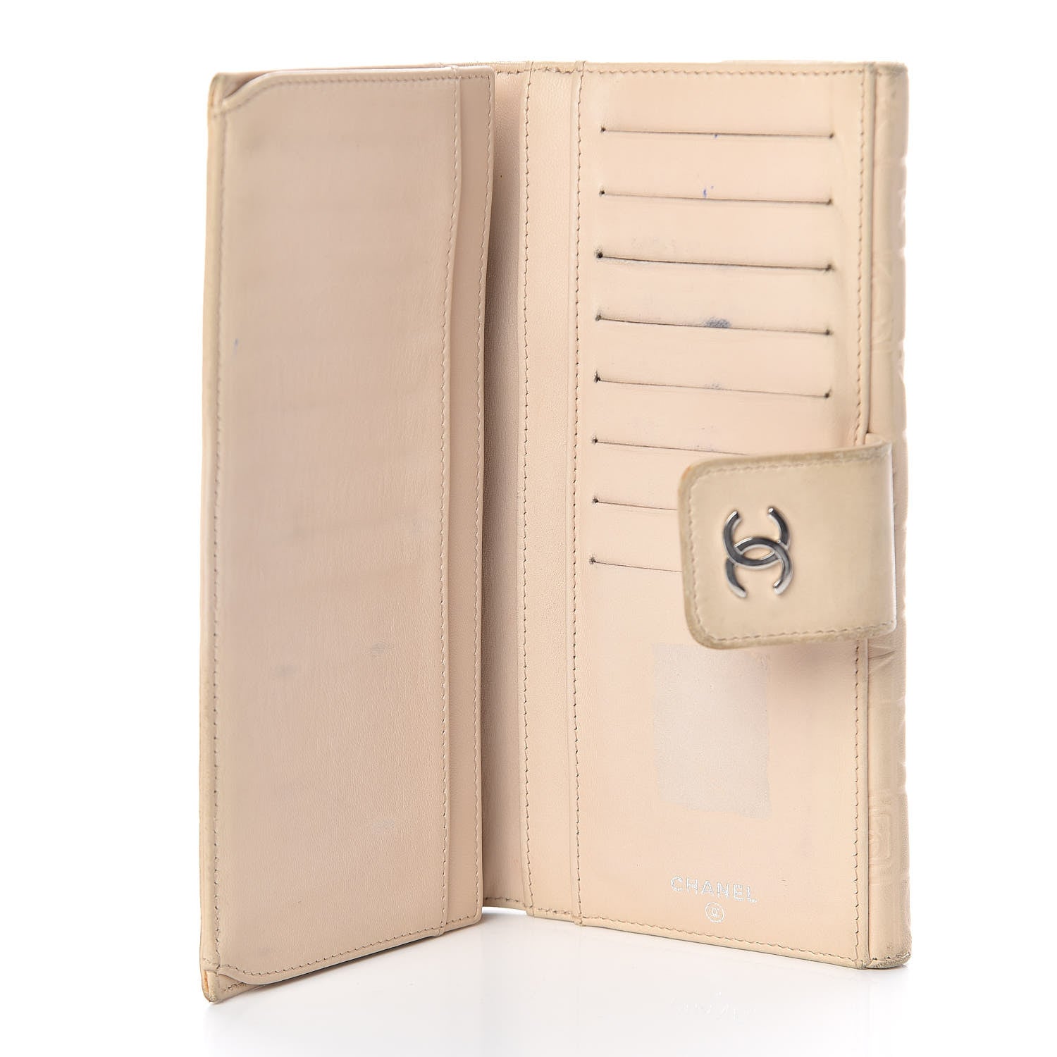 Chanel Lambskin Precious Symbols Wallet Beige 5 of 19