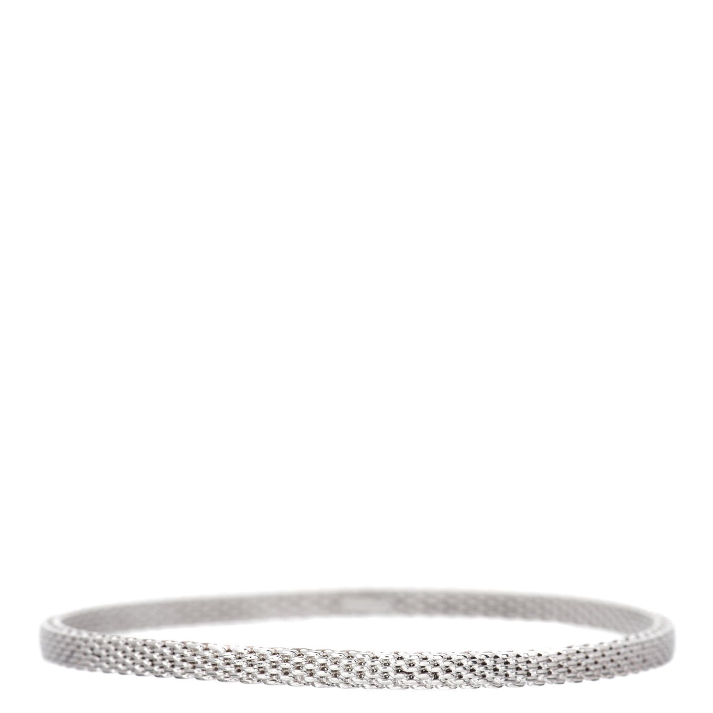 Sterling Silver Narrow Somerset Mesh Bangle Bracelet