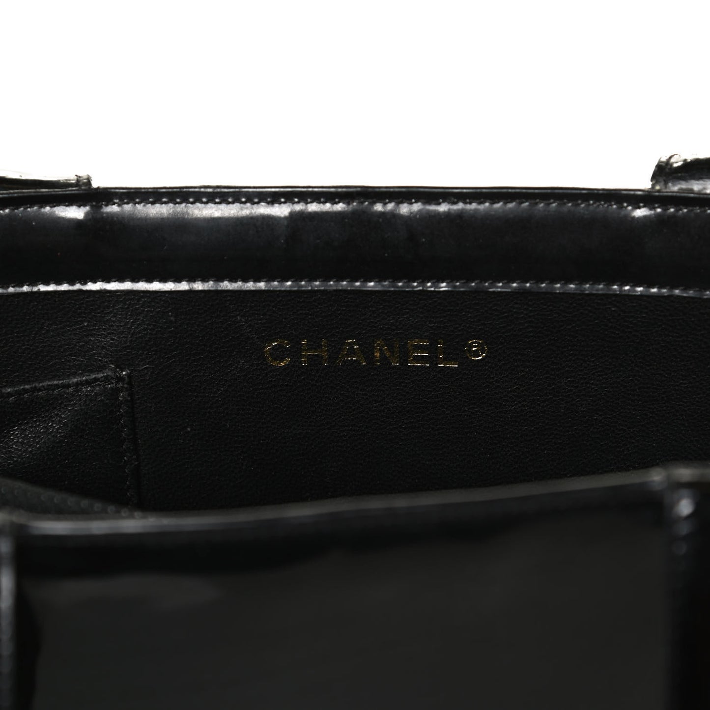 Patent Tote Black